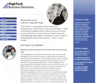 Tablet Screenshot of hightechdecisions.com